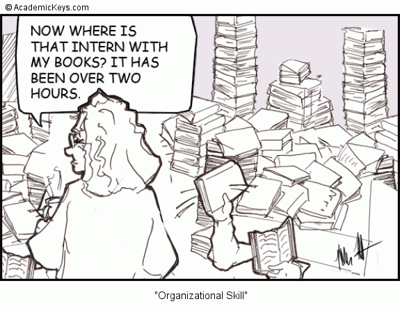 Cartoon #42, Organizational Skill